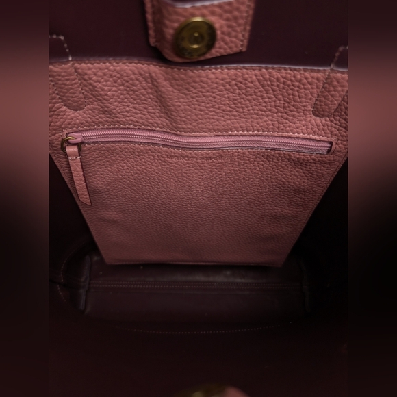 Melrose and Market Pink and Burgundy Tote Bag - Picture 3 of 5